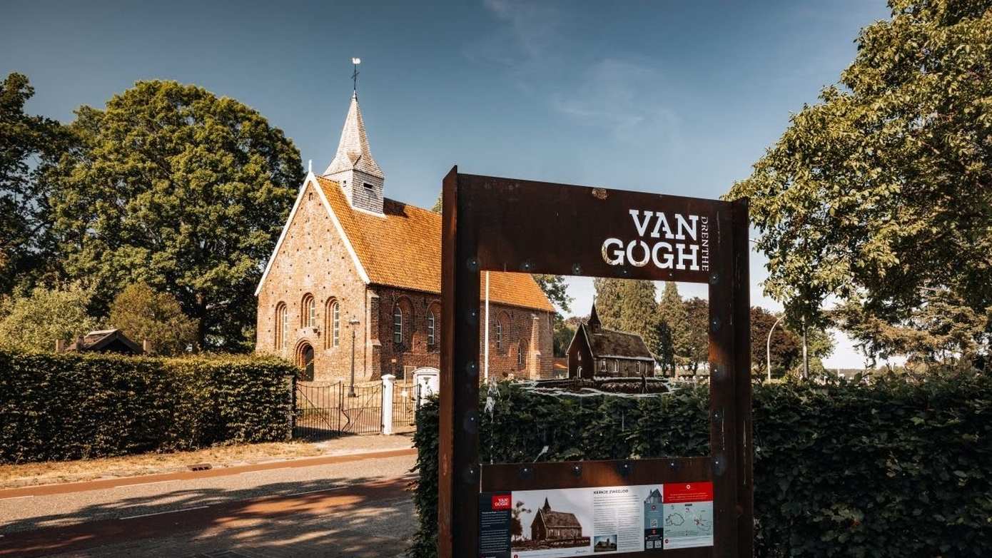 Van Gogh centraal bij Open Monumentendag kerkje Zweeloo 