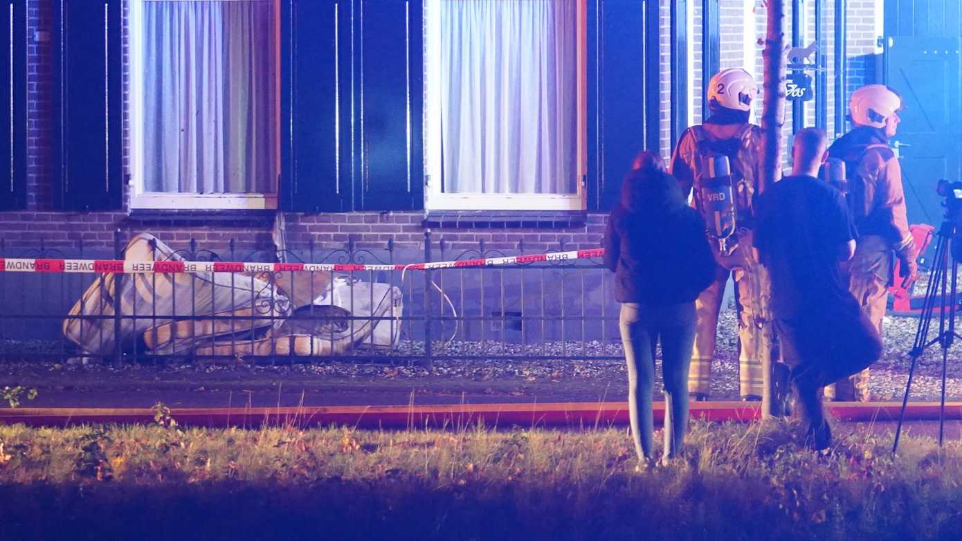 Flinke rookontwikkeling bij woningbrand in Bovensmilde