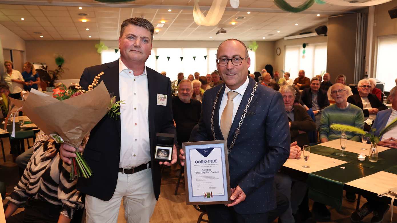 Eerste Aa en Hunze Munt voor Stichting Ons Dorpshuis Annen