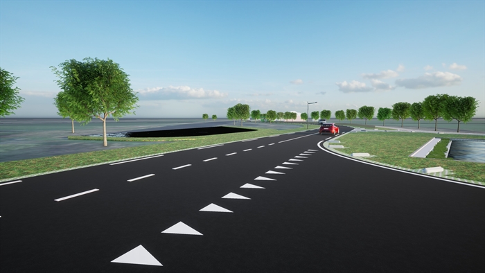 2 vanaf n919 kijkend richting assen 