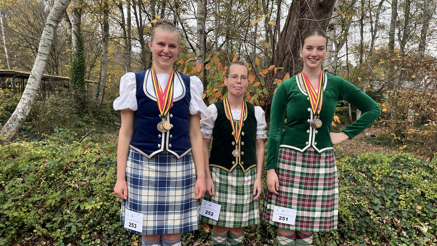 Dansers Highland Dancing.nl blinken uit bij internationale danscompetitie