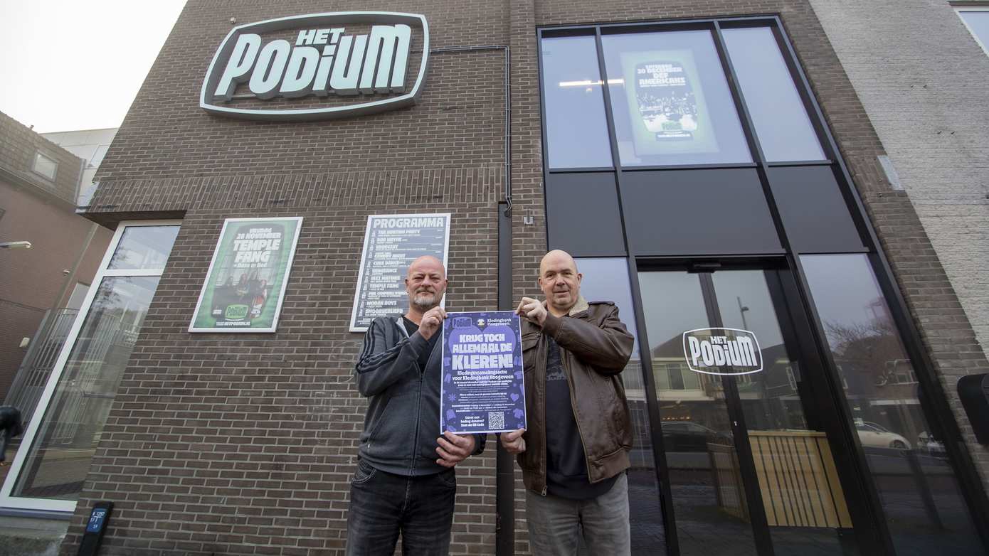 Het Podium start decemberactie voor Kledingbank Hoogeveen