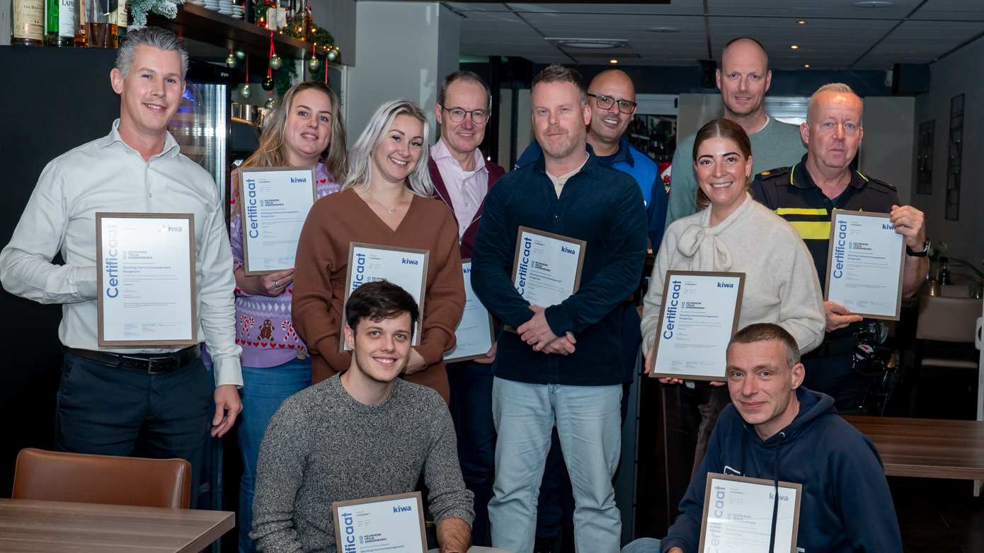 Binnenstad Hoogeveen opnieuw gecertificeerd met Keurmerk Veilig Ondernemen (KVO)