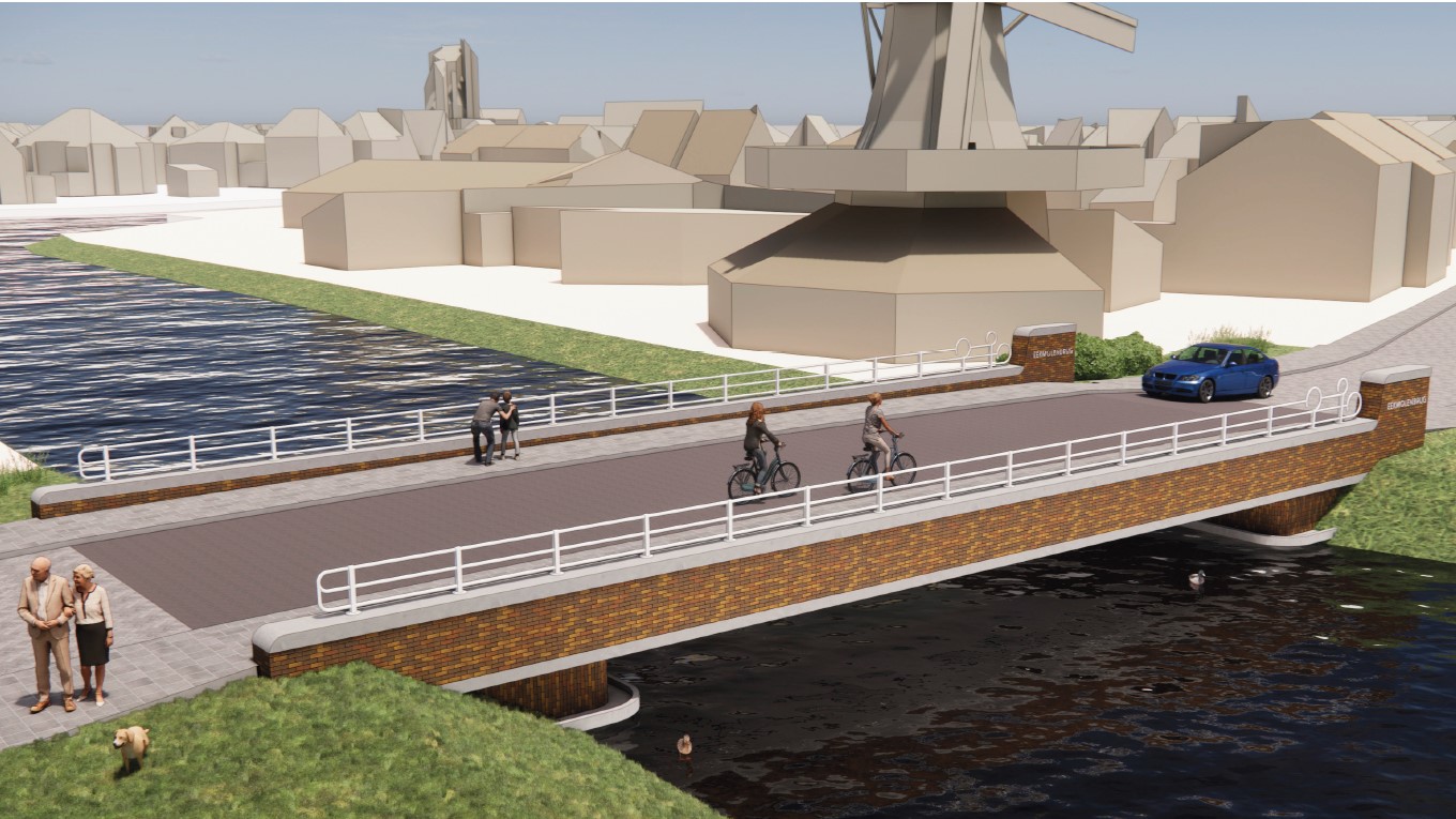 Start werkzaamheden Eekmolenbrug en herinrichting Kastanjelaan en Weerdstraat Meppel