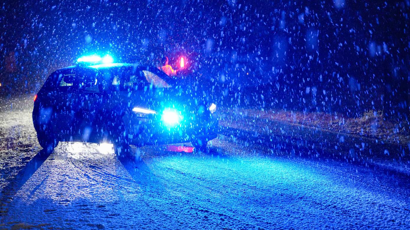 Code geel tot minimaal zondagavond vanwege gladheid en sneeuwbuien