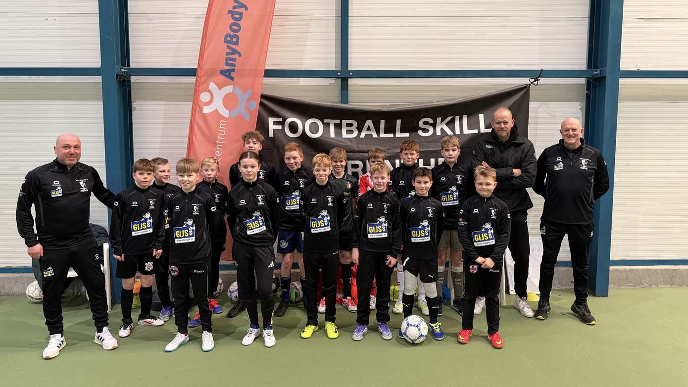 De academie van Footballskills Drenthe is weer gestart
