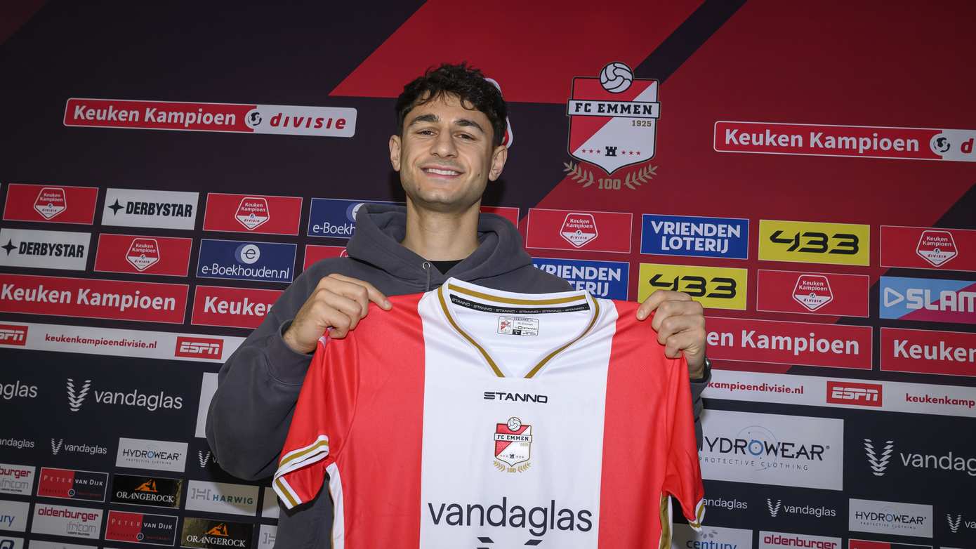 FC Emmen versterkt zich met Allesandro Hojabrpour