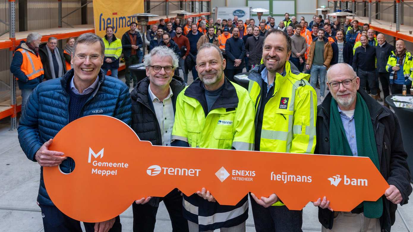 Netbeheerders bouwen nieuw elektriciteitsstation op bedrijventerrein Meppel Noord III