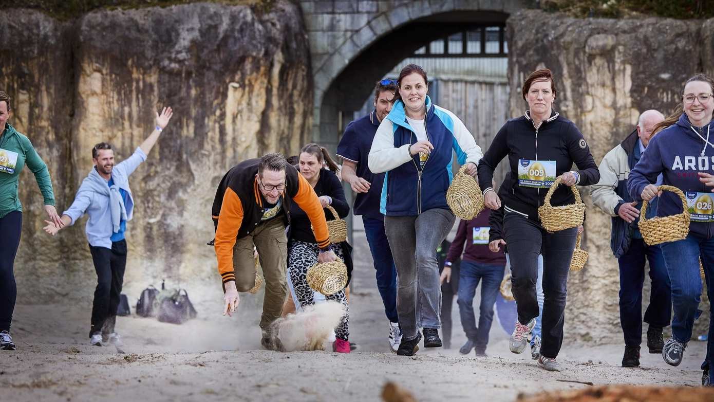 Gevangenismuseum Veenhuizen decor van voorronde NK Eieren Zoeken 2026 