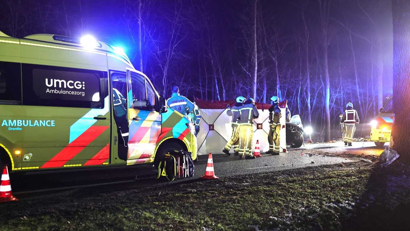 Man (19) overleden bij ernstig ongeval op N857