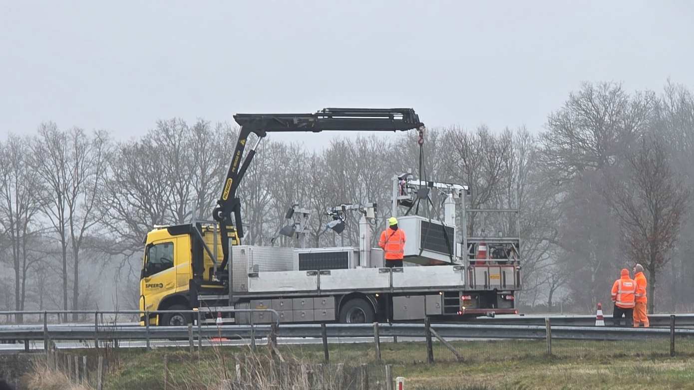 Focusflitser geplaatst op N381 tussen Beilen en Westerbork
