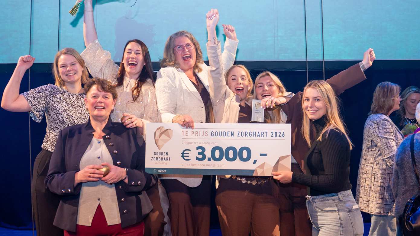 Holdert wint Gouden Zorghartverkiezing Treant voor de beste zorg in de laatste levensfase