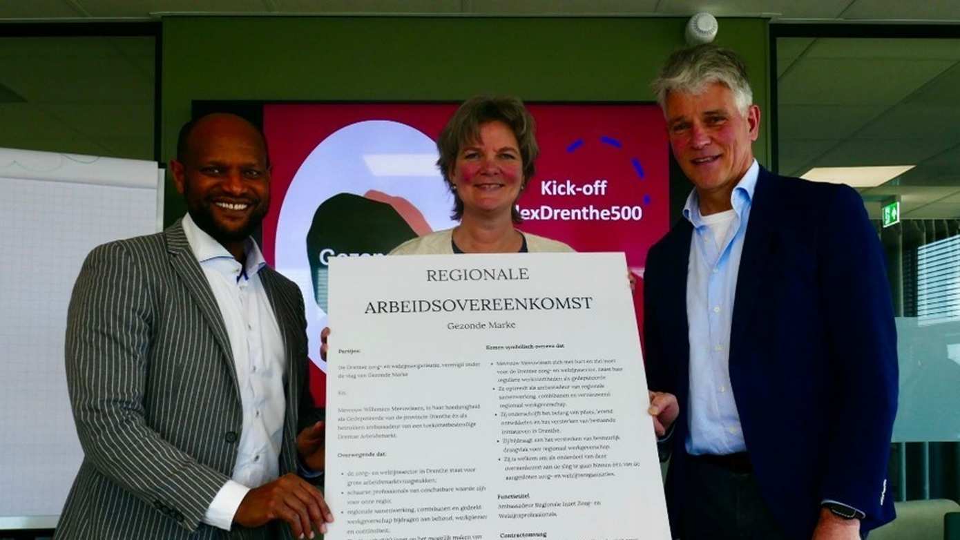 Drenthe start met FlexDrenthe500: nieuwe stap in aanpak personeelstekort in zorg en welzijn