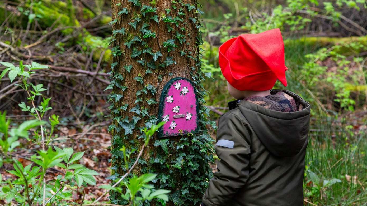 Kabouterfeest in het Drents-Friese Wold op tweede paasdag