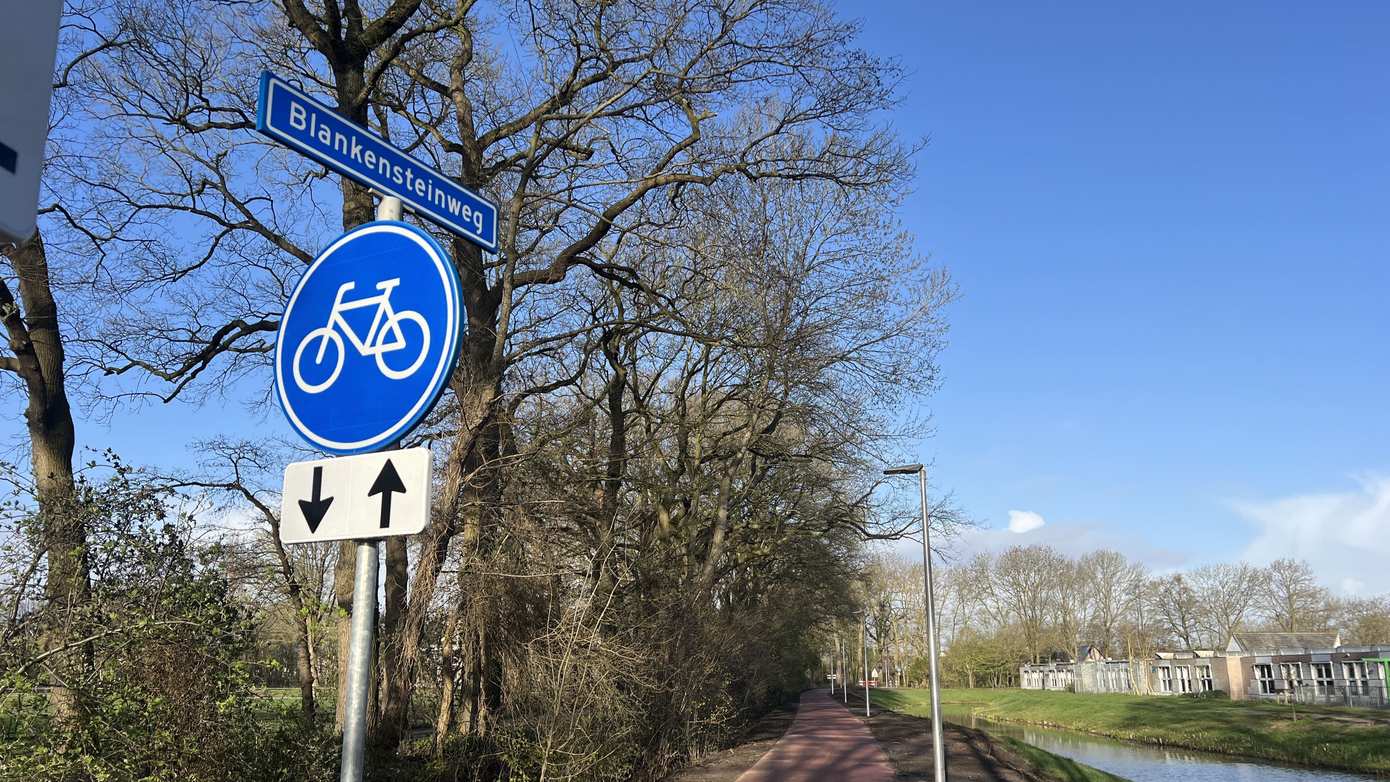 Kruising en nieuw fietspad Blankensteinweg–Oosterboerweg Meppel weer open
