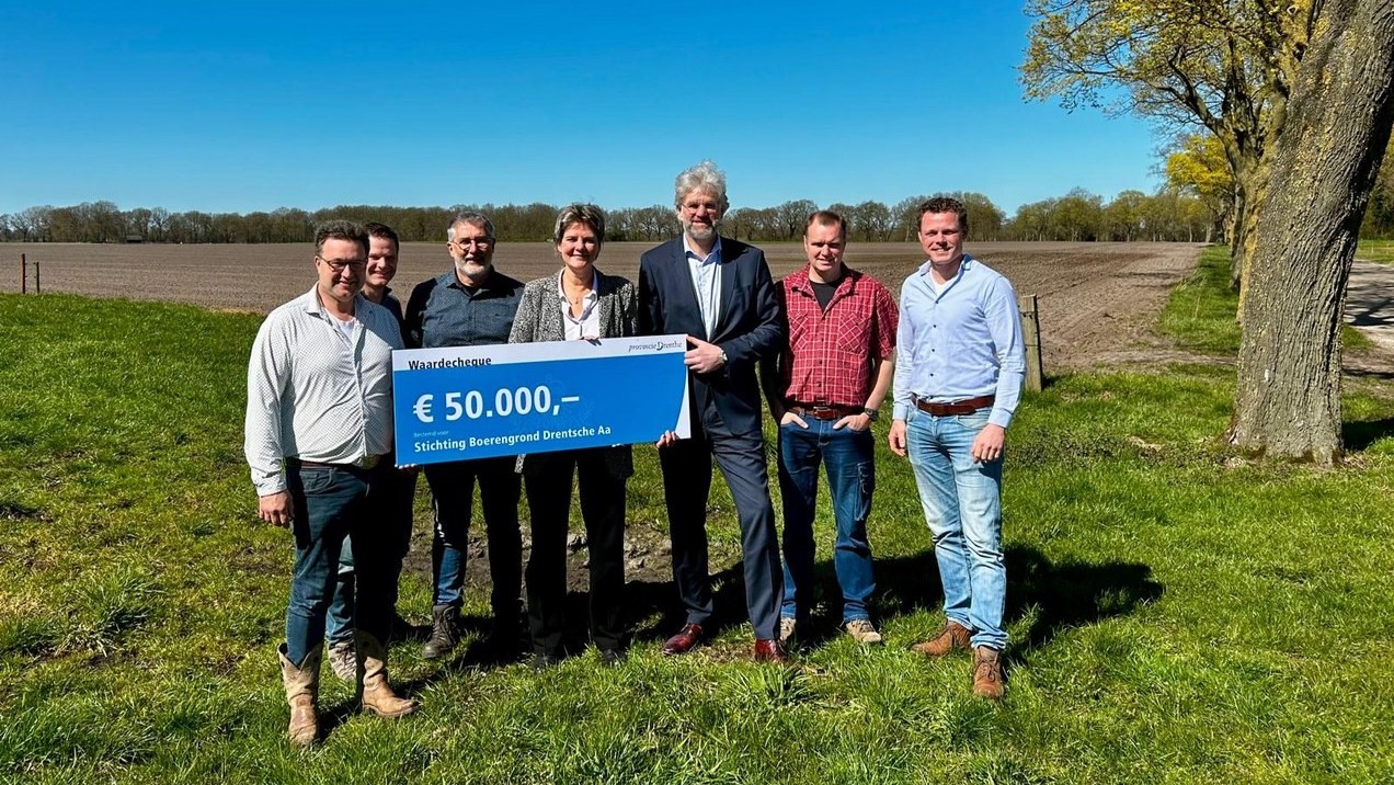 Provincie Drenthe ondersteunt boereninitiatief Drentsche Aa met € 50.000