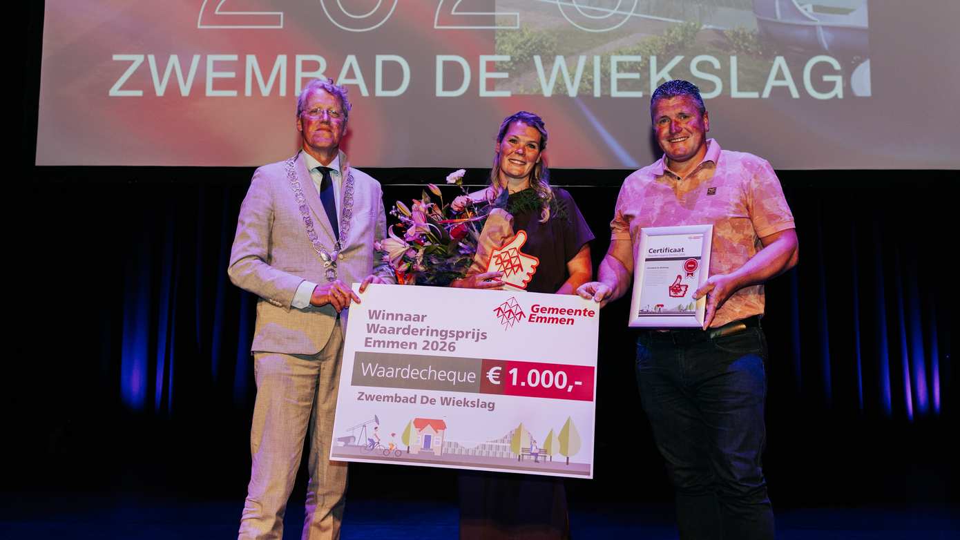 Zwembad De Wiekslag Weiteveen wint Waarderingsprijs 