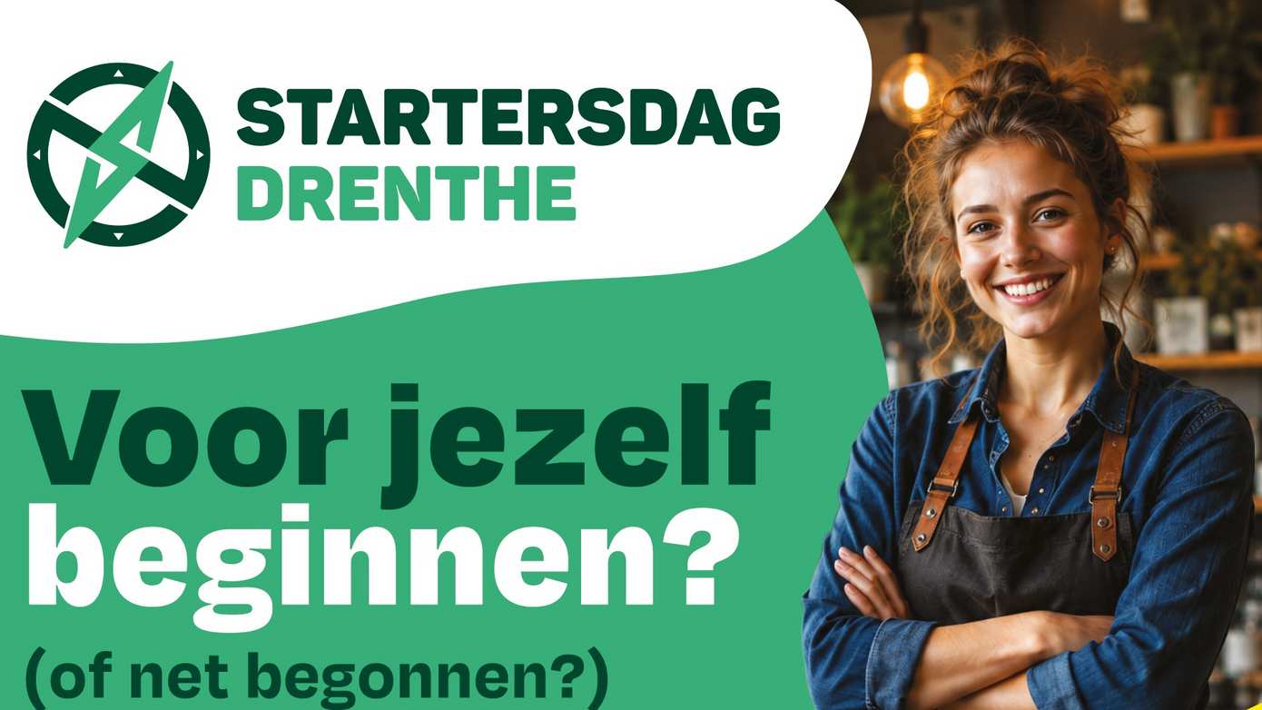 Startersdag Drenthe op 20 juni in Hoogeveen