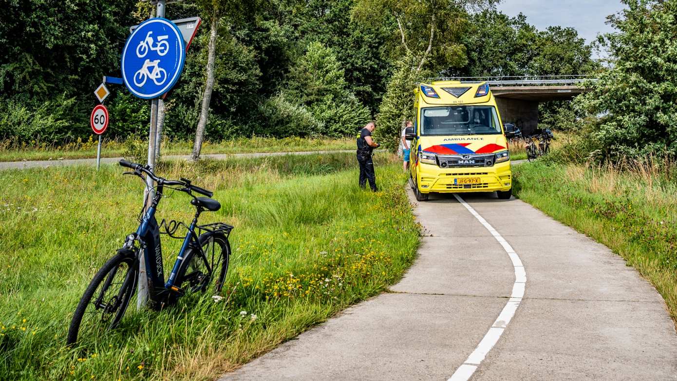 Fietser ernstig gewond na valpartij in Eursinge