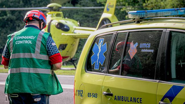 Traumahelikopter ingezet voor ongeval met ernstig gewonde mountainbiker