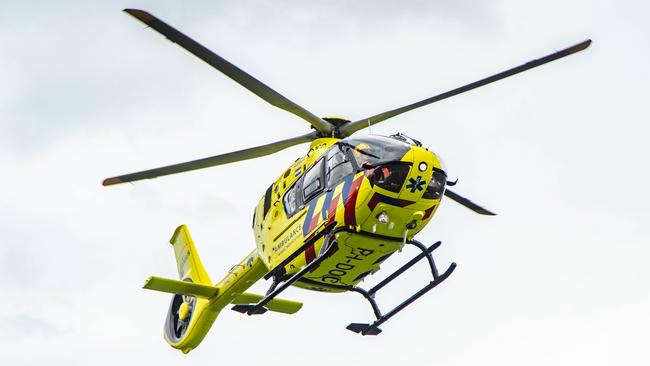 Traumahelikopter opgeroepen voor ernstig ongeval met auto
