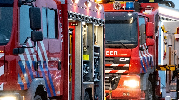 Grote uitslaande brand in centrum van Veendam