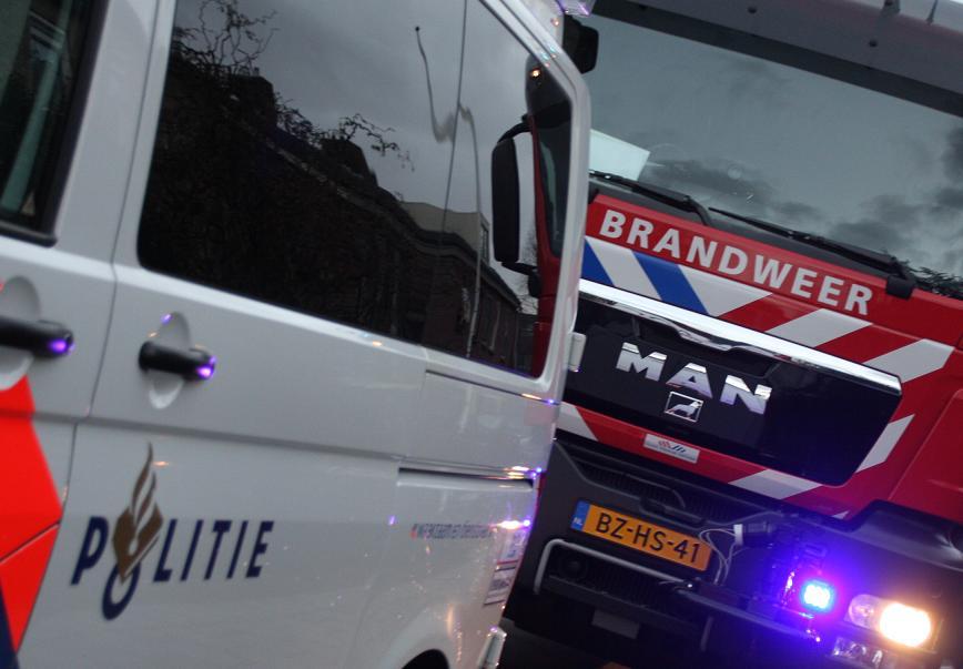 Lange file op A28 vanwege ongeval