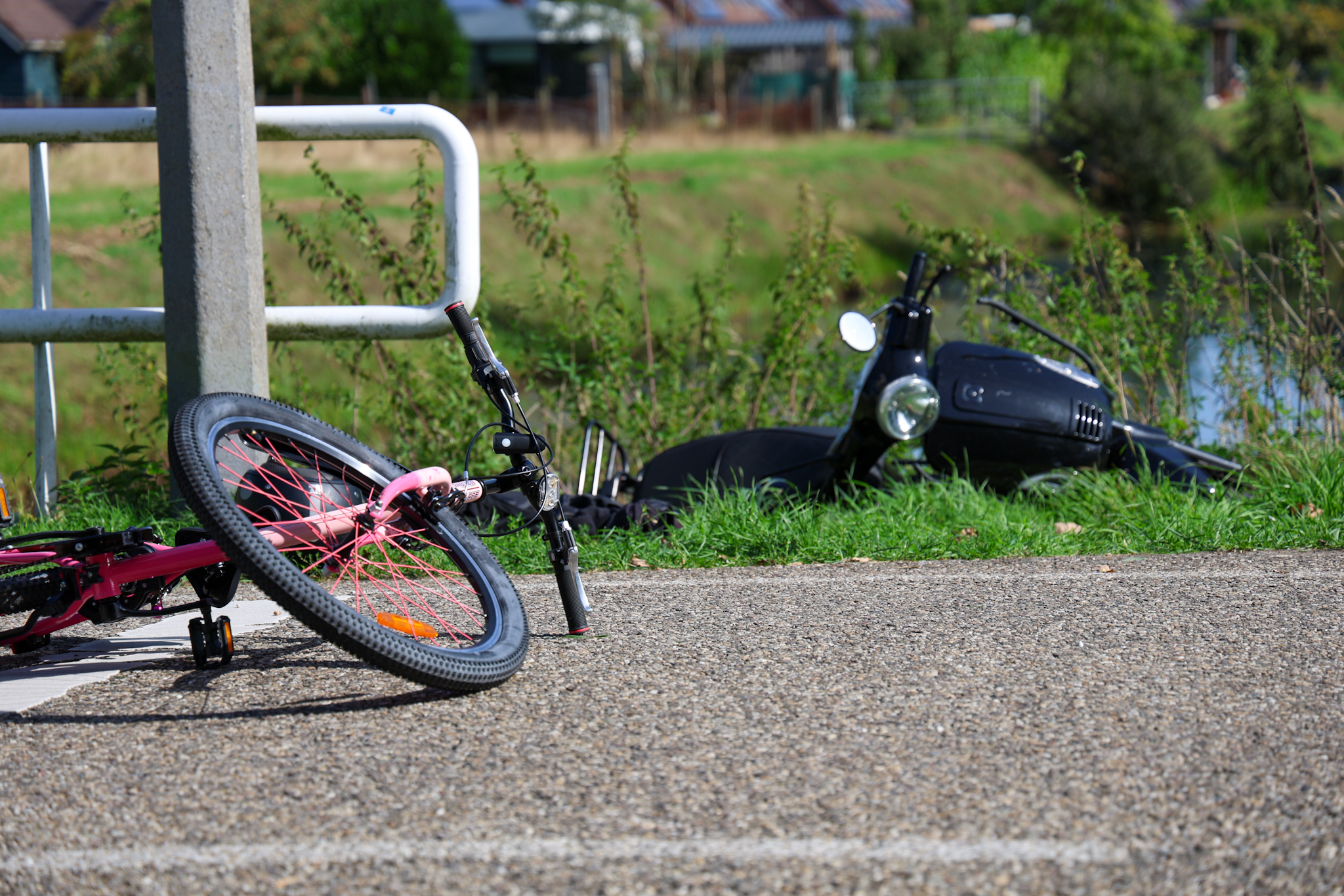 Kindje gewond na botsing met scooter in Beilen
