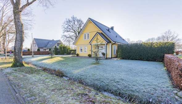 Te koop in Drenthe: vrijstaand landhuis met overdekt terras