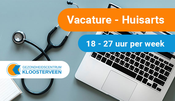 Vacature - Huisarts 18-27 uren per week